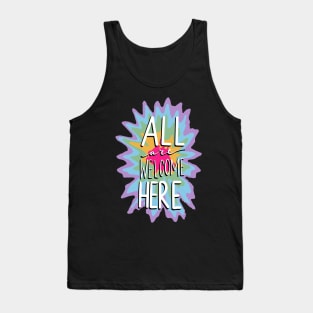 All Are Welcome Here Tank Top